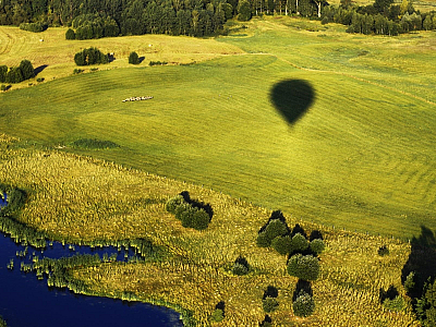Horkovzdušný balón nad Litvou