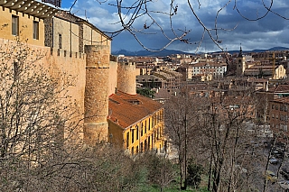 Segovia - pohled z hradeb (Španělsko)