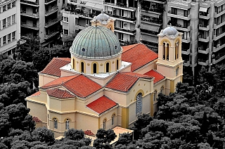 Kostel v Athénách (Řecko)