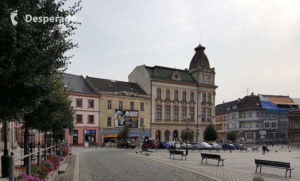 Náměstí T.G. Masaryka v Přerově a Městský dům Přerov (Česká republika)