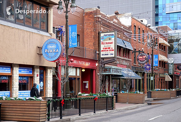 Greektown v Detroitu (Michigan - USA)