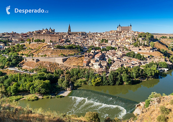 Pohled na město Toledo (Španělsko)