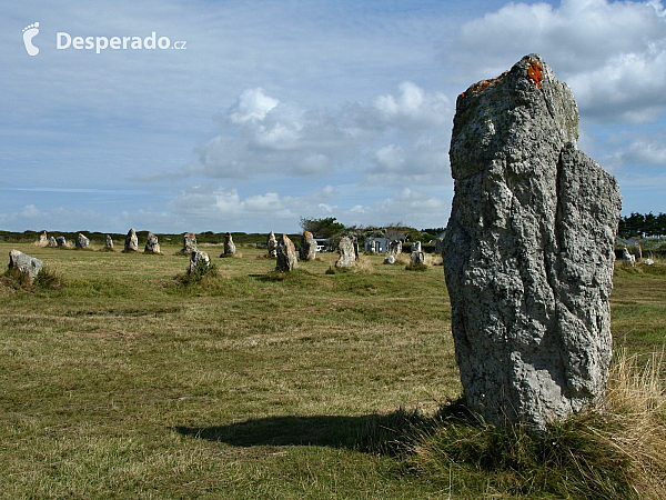 Megality Lagatjar v Pointe de Pen-Hir (Francie - Bretaň)