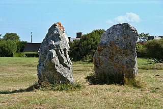 Megality Lagatjar v Pointe de Pen-Hir (Francie - Bretaň)