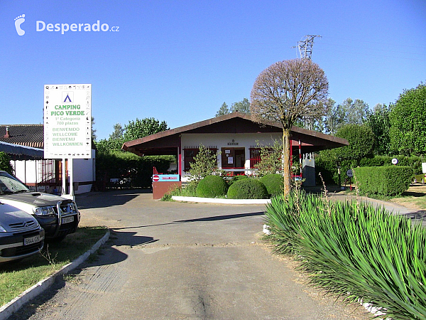 Recepce campingu Pico Verde (Španělsko)