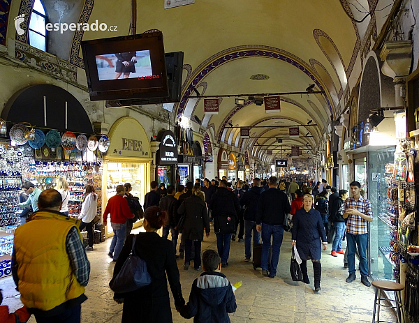 Velký bazar v Istanbulu (Turecko)