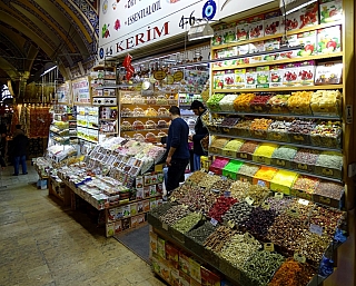 Velký bazar v Istanbulu (Turecko)