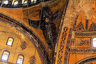 Chrám Hagia Sofia v Istanbulu (Turecko)
