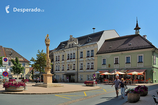 Hauptplatz ve Feldkirchen in Kärnten (Rakousko)