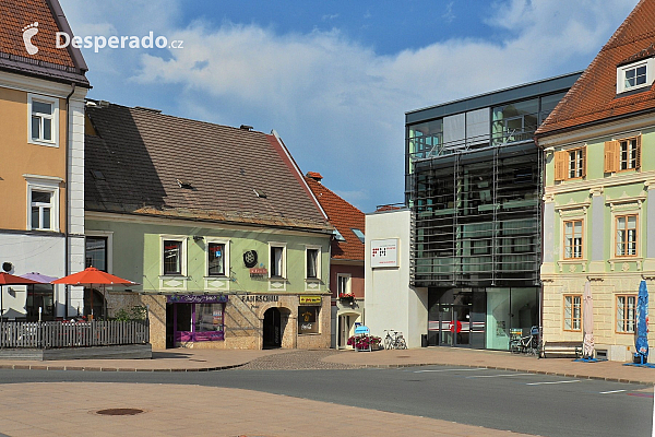 Hauptplatz ve Feldkirchen in Kärnten (Rakousko)