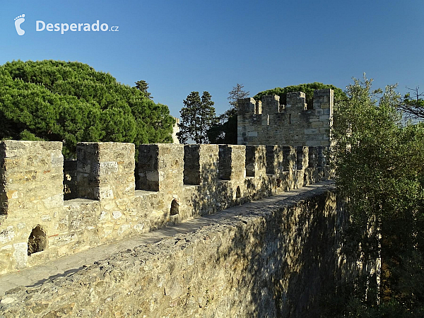 Castelo de Sao Jorge - Hrad svatého Jiří v Lisabonu (Portugalsko)