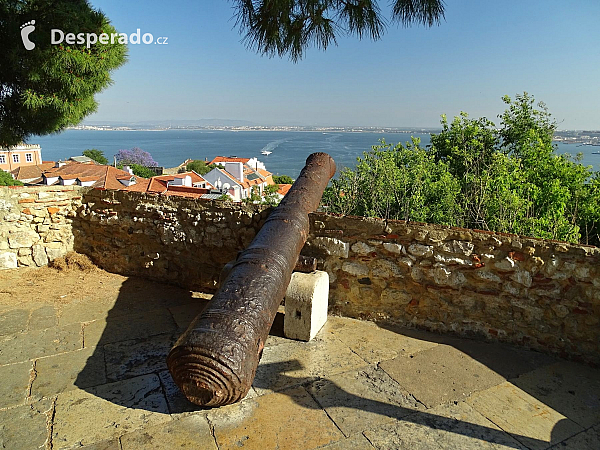 Castelo de Sao Jorge - Hrad svatého Jiří v Lisabonu (Portugalsko)