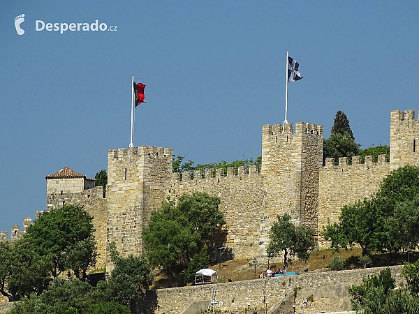 Castelo de Sao Jorge - Hrad svatého Jiří v Lisabonu (Portugalsko)