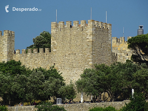 Castelo de Sao Jorge - Hrad svatého Jiří v Lisabonu (Portugalsko)