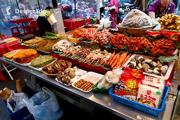 Na tržišti v Soulu (Jižní Korea)