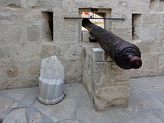 Středověký hrad v centru Lemesosu (Kypr)