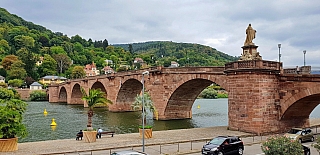 Kamenný most v Heidelbergu (Německo)