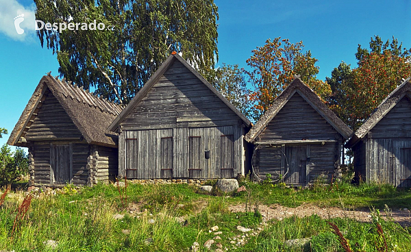 Rybářská vesnice na Käsmu (Estonsko)
