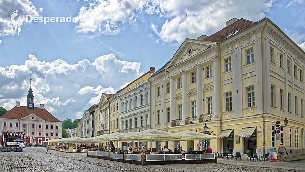 Radniční náměstí v Tartu (Estonsko)