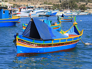 Video rybářské město Marsaxlokk