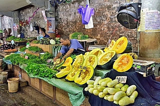 Tržiště v Port Louis (Mauricius)