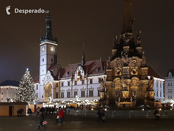 Vánoční trhy v Olomouci (Česká republika)