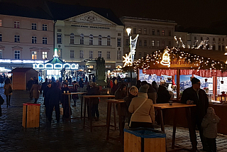 Vánoční trhy v Olomouci (Česká republika)
