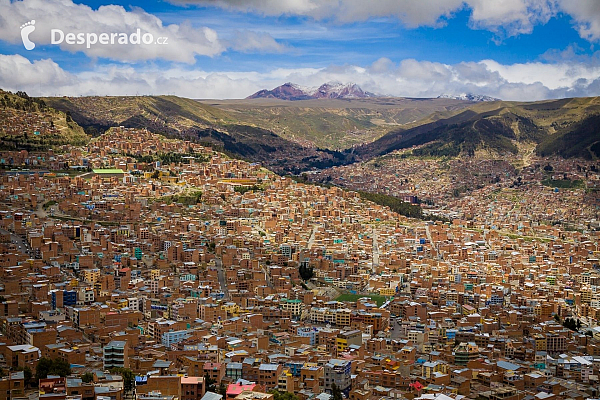 Hlavní město La Paz (Bolívie)