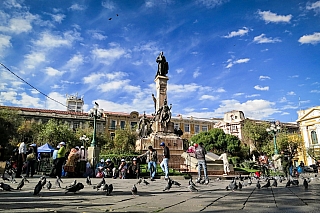 Hlavní město La Paz (Bolívie)