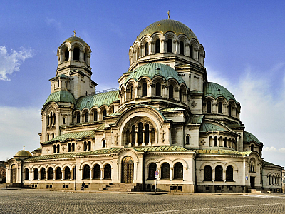 Katedrála Alexandra Něvského v Sofii (Bulharsko)