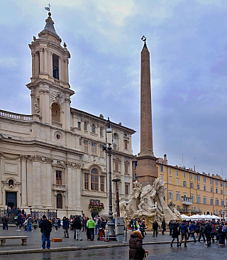 Piazza Navona v Římě (Itálie)