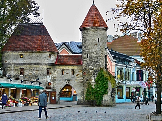 Centrum starého Tallinnu (Estonsko)