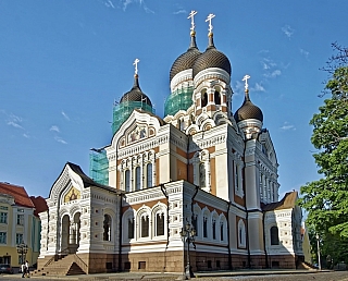 Katedrála Alexandra Něvského v Tallinnu (Estonsko)