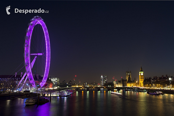 Londýnské oko - London Eye (Velká Británie)