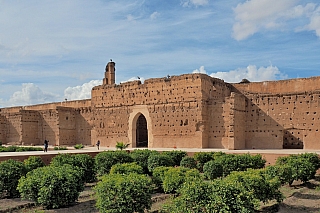 El Badi Palace v Marrákeši (Maroko)