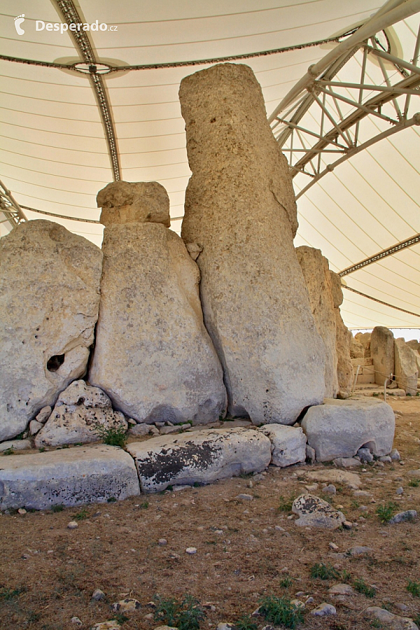 Megalitický chrám Hagar Qim (Malta)