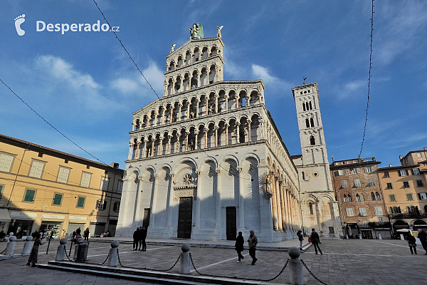 Kostel Chiesa di San Michele in Foro v Lucce (Itálie)