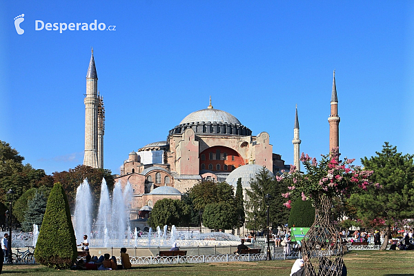 Hagia Sofia v Istanbulu (Turecko)