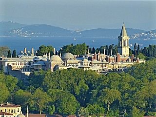 Palác Topkapi v Istanbulu (Turecko)