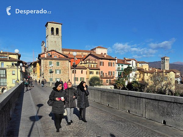 Ponte del Diavolo v Cividale del Friuli (Itálie)