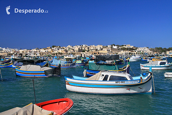 Rybářské městečko Marsaxlokk (Malta)