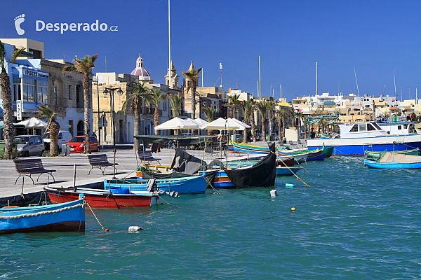 Rybářské městečko Marsaxlokk (Malta)