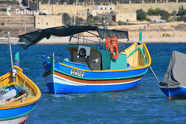 Rybářské městečko Marsaxlokk (Malta)