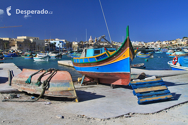 Rybářské městečko Marsaxlokk (Malta)