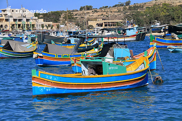 Rybářské městečko Marsaxlokk (Malta)