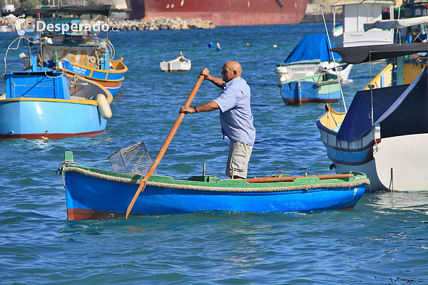 Rybářské městečko Marsaxlokk (Malta)