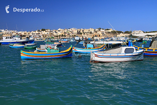 Rybářské městečko Marsaxlokk (Malta)