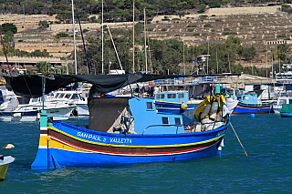 Rybářské městečko Marsaxlokk (Malta)