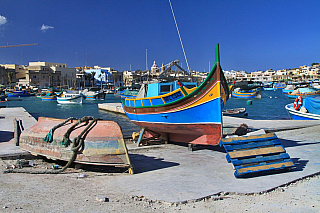 Rybářské městečko Marsaxlokk (Malta)