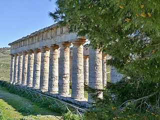 Řecký chrám v Segesta (Sicílie - Itálie)